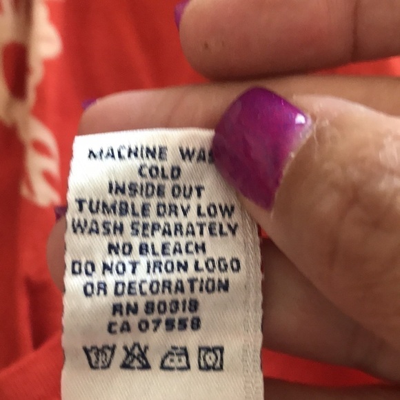 3/$20 bundle Lucky brand tee size M cotton flower and bird design Y2K - Picture 8 of 8